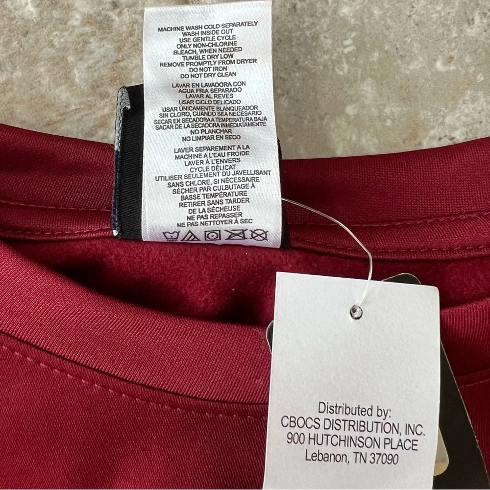 NWT RARE NFL Commanders ‘Combine Training’ Performance Pullover Sweatshirt, XL - Picture 7 of 9